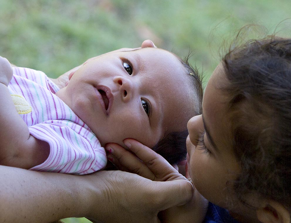 Indigenous new born baby Torres Strait Islander