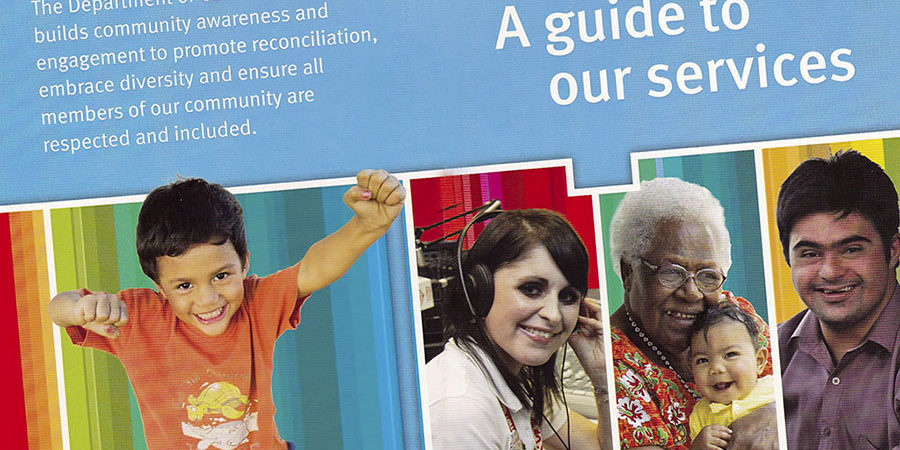 Digital and print images cover for Guide to community services in Qld